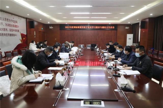 镇党政领导班子召开党史学习教育专题民主生活会