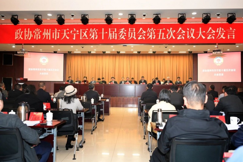 区政协十届五次会议举行大会发言